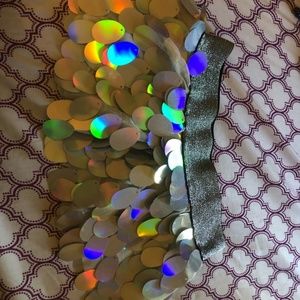 Sequin rave skirt